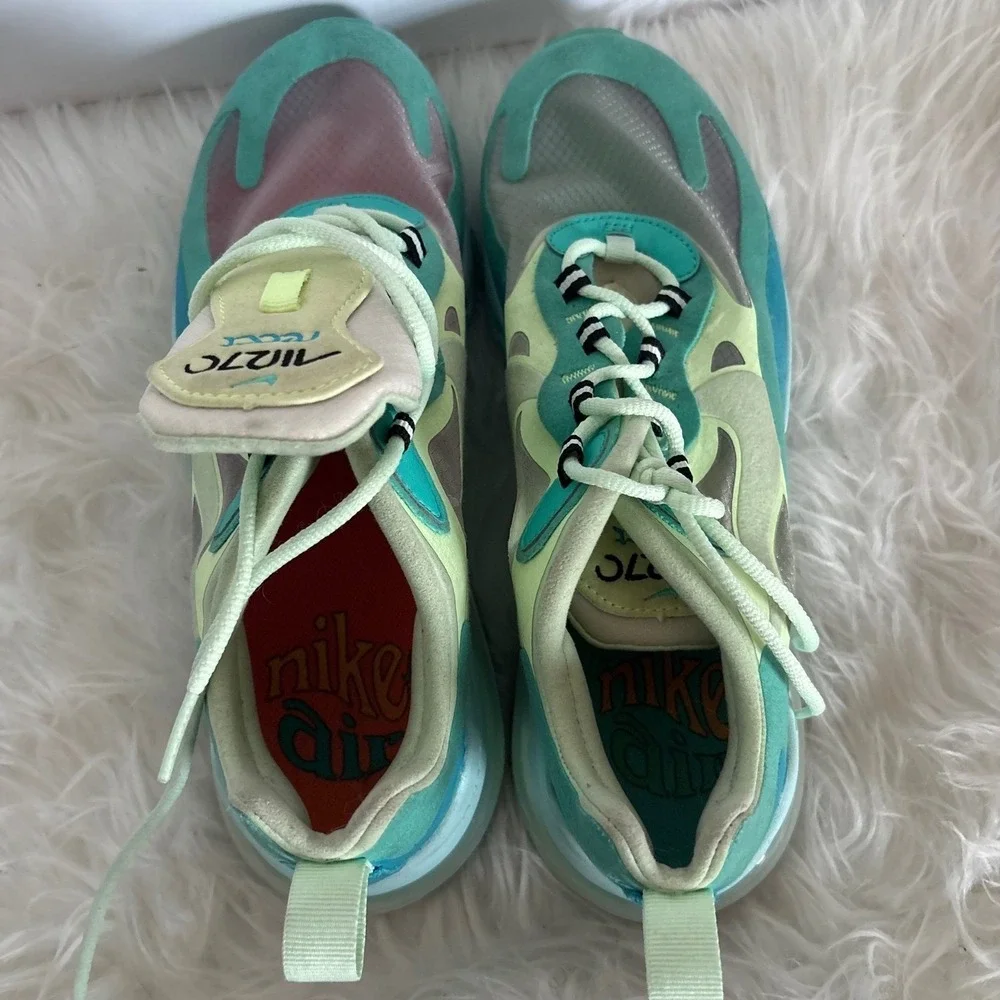 Nike Air Max‎ 270 React Hyper Jade Frosted Spruce AO4971-301 Mens Size 7.5